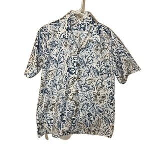 ⭐️ 3 For $25 MAUI Blue Floral Shirt